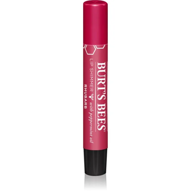 Burt’s Bees Lip Shimmer lesk na rty odstín Rhubarb 2.6 g