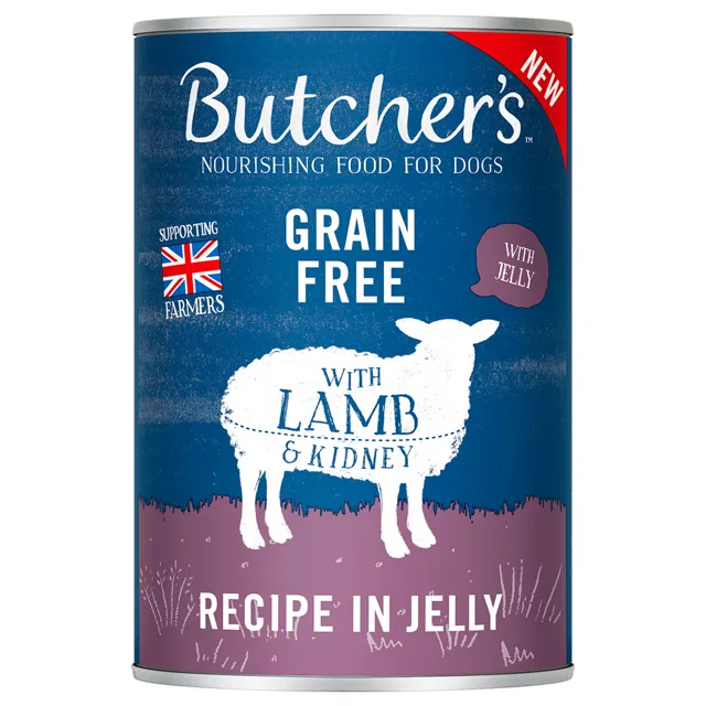 Butcher's Original bez obilovin pro psy 24 × 400 g - s jehněčím v želé