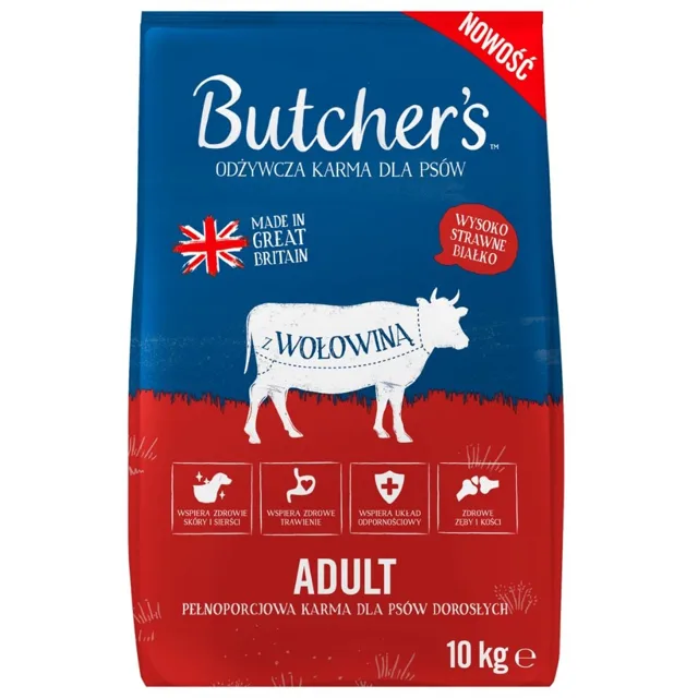Butcher's Original, granule pro psy s hovězím 10 kg
