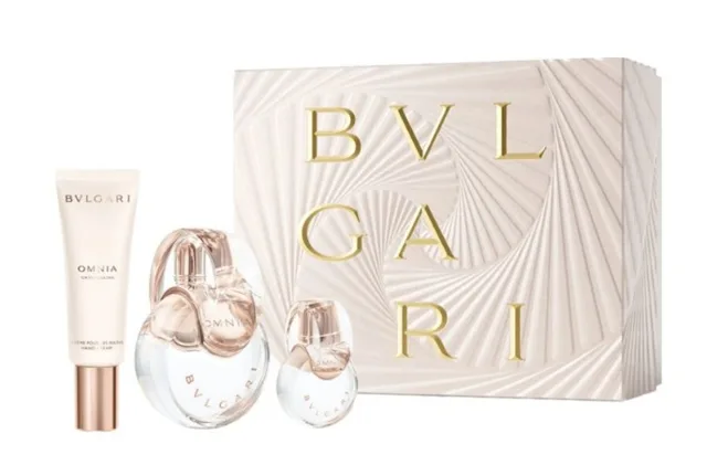 Bvlgari Omnia Crystalline - EDT 100 ml + krém na ruce 40 ml + EDT 15 ml