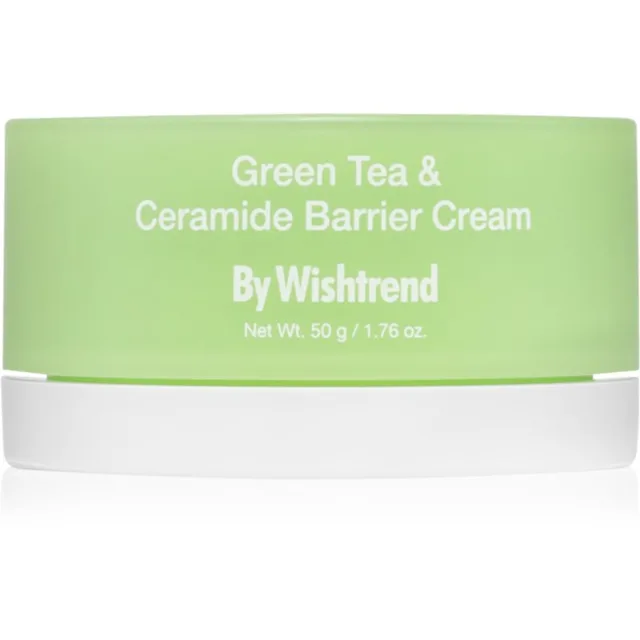 By Wishtrend Green Tea & Ceramide Barrier Cream hloubkově hydratační krém pro posílení kožní bariéry 50 g