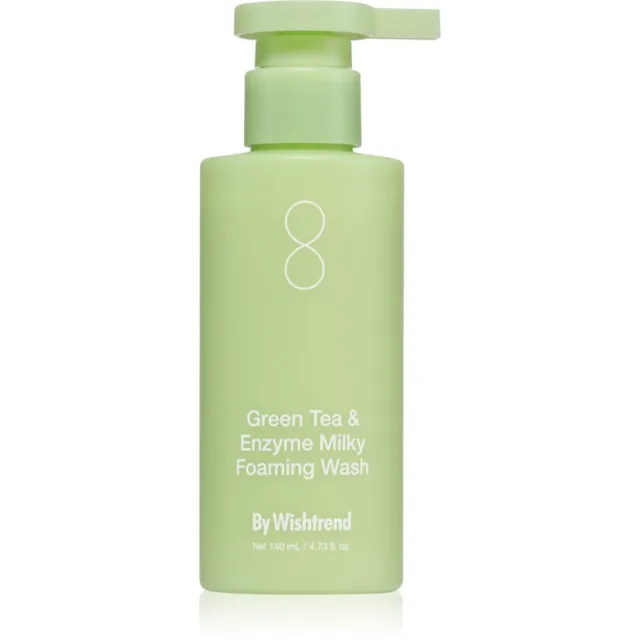 By Wishtrend Green Tea & Enzyme Milky Foaming Wash jemná čisticí pěna s hydratačním účinkem 140 ml