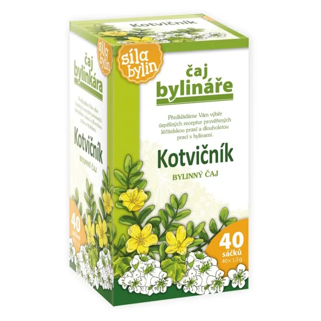 Bylinář Kotvičník čaj 40 sáčků
