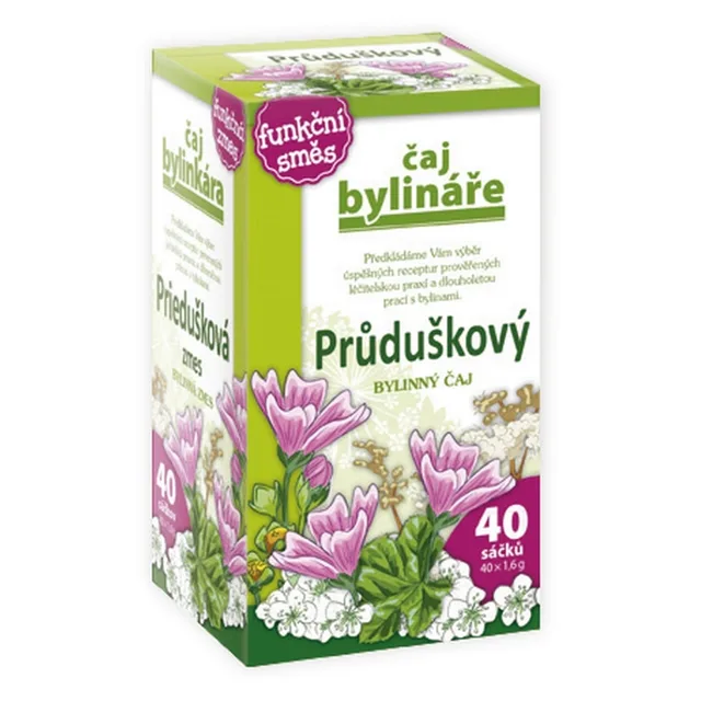 BYLINÁŘ Průduškový bylinný čaj 40 sáčků
