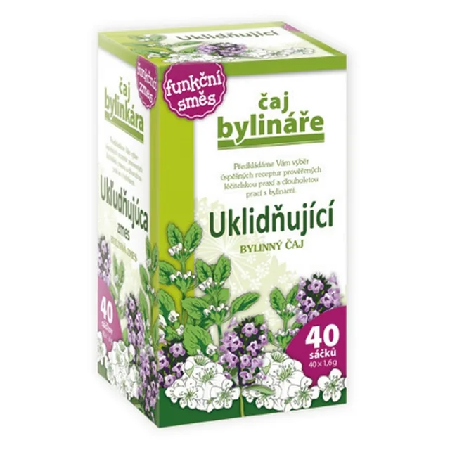 BYLINÁŘ Uklidňující bylinný čaj 40 sáčků