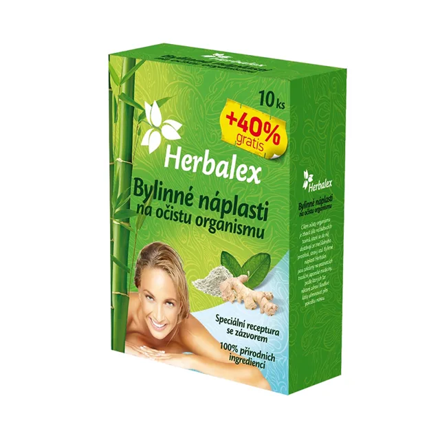 Bylinné náplasti na očistu organismu - 14 ks - Herbalex