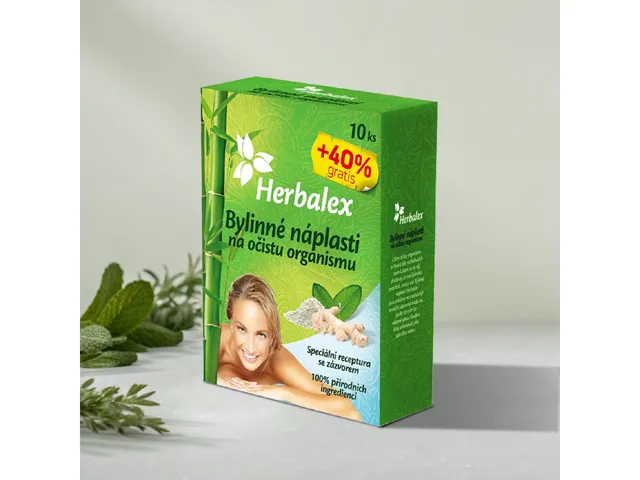 Bylinné náplasti pro očistu organismu - 60 ks - Herbalex