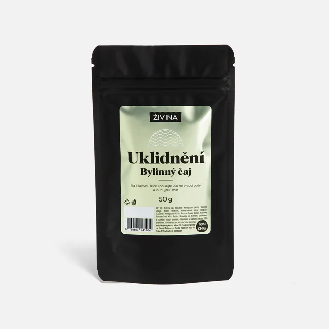 Bylinný čaj Uklidnění 50 g  pro klidné chvíle bez kofeinu