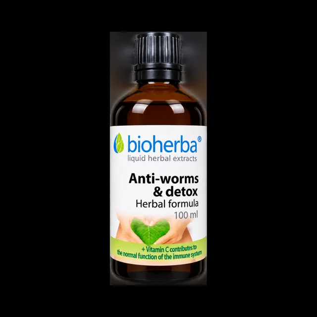 Bylinný komplex Anti-worms & Detox – 100 ml – Bioherba