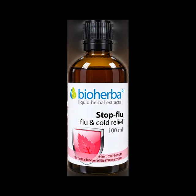 Bylinný komplex Stop-flu na podporu imunity – 100 ml – Bioherba