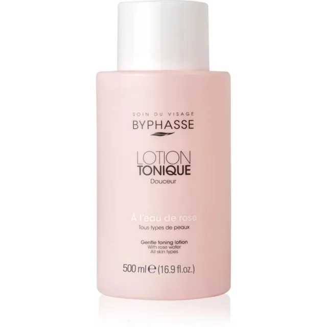 BYPHASSE Lotion Tonique pleťové tonikum s růžovou vodou 500 ml