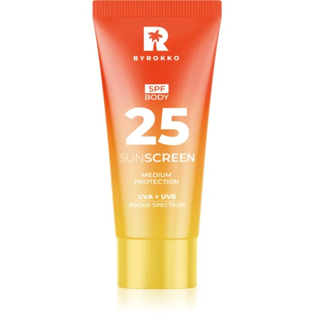 BYROKKO Body Sunscreen opalovací krém na tělo SPF 25 150 ml
