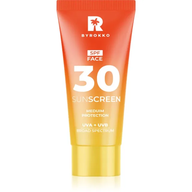 BYROKKO Sunscreen opalovací krém na obličej SPF 30 50 ml