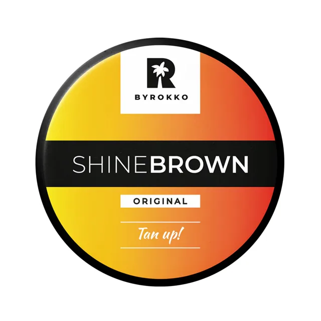 BYROKKO urychlovač opálení – Shine brown cream, 200 ml