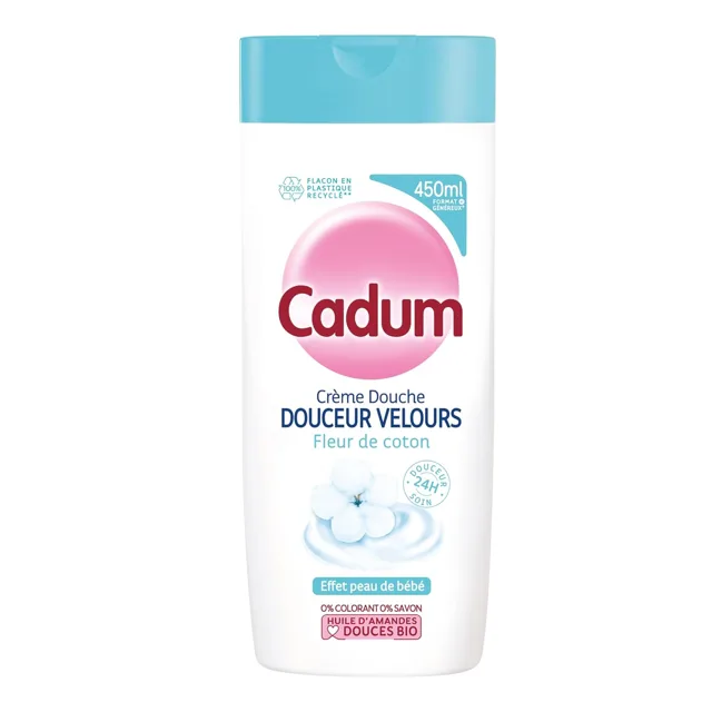 Cadum Jemný velurový sprchový krém Cotton Blossom 450 ml