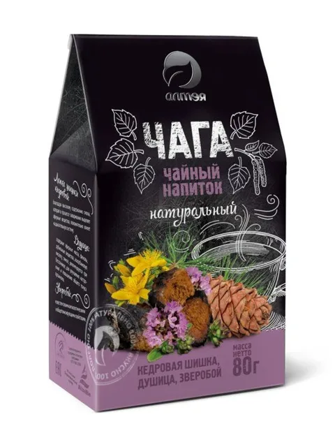 Čaga čaj s cedrovou šiškou a třezalkou 80g