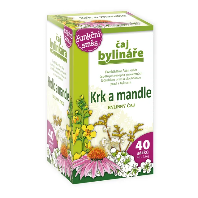 Čaj Bylináře Krk a mandle 40x1.6g