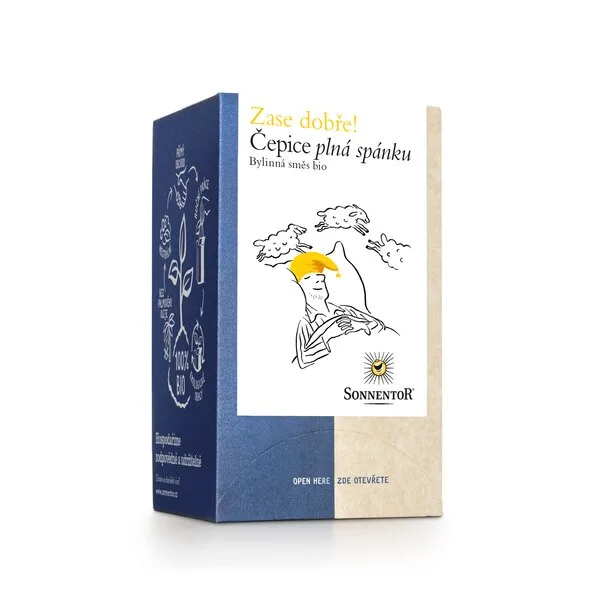 Čaj Čepice plná spánku bylinný BIO 18x1,5gn.s.