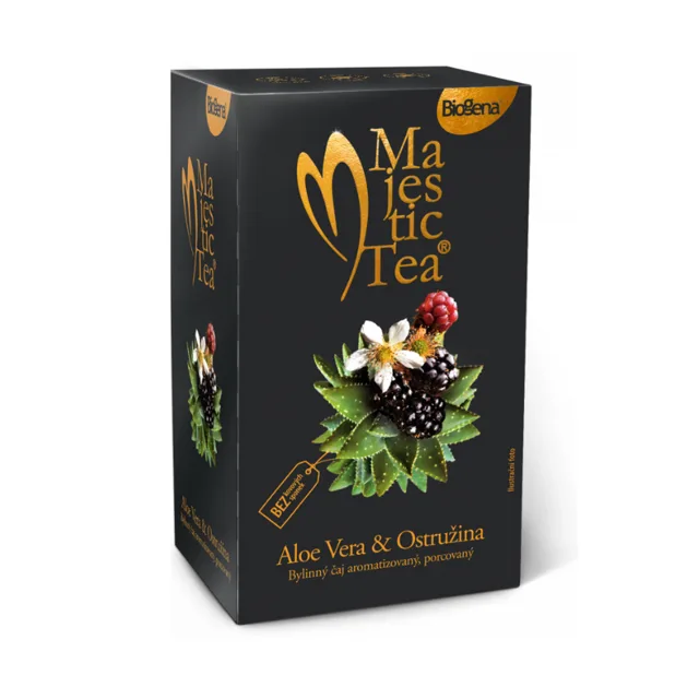 Čaj Majestic Tea Aloe vera+Ostružina 20x2.5g