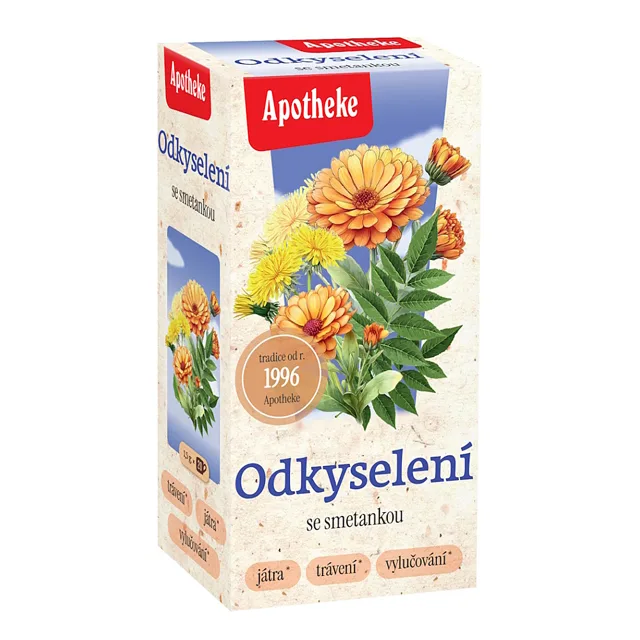Čaj na odkyselení se smetankou 20 x 1.5g Apotheke