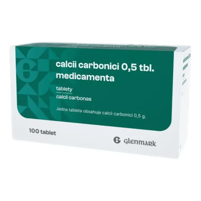 CALCII CARBONICI 0,5 TBL. MEDICAMENTA POR 0,5G TBL NOB 100