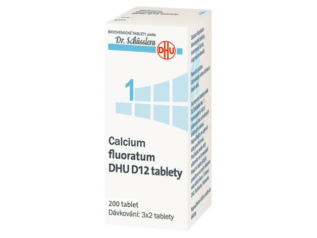 Calcium Fluoratum DHU D12 200 neobalených tablet