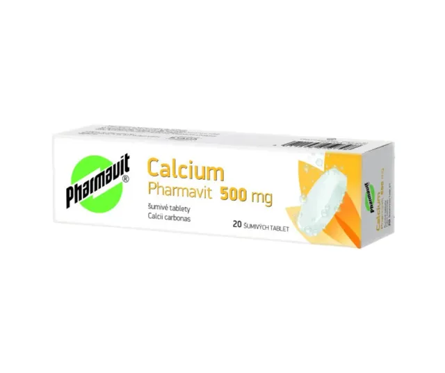 CALCIUM PHARMAVIT POR 500MG TBL EFF 20