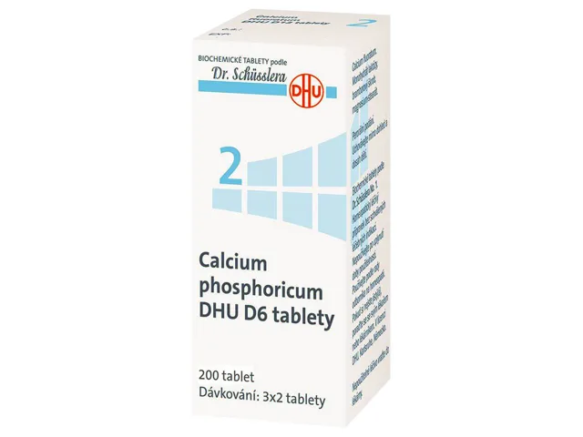 Calcium Phosphoricum DHU D6(D12) neobalené tablety 200