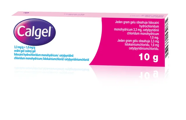 Calgel 3,3 mg/g+1 mg/g prm.gel 1 x 10 g