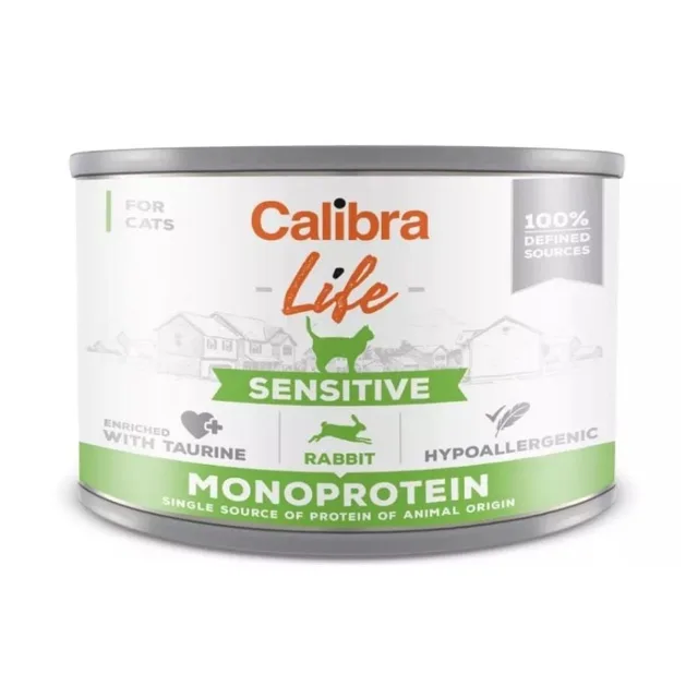 CALIBRA Cat Life Sensitive Rabbit 200 g