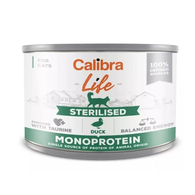 CALIBRA Cat Life Sterilised Duck 200 g