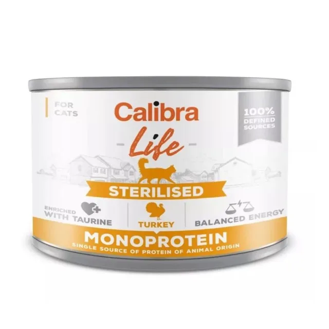 CALIBRA Cat Life Sterilised Turkey 200 g