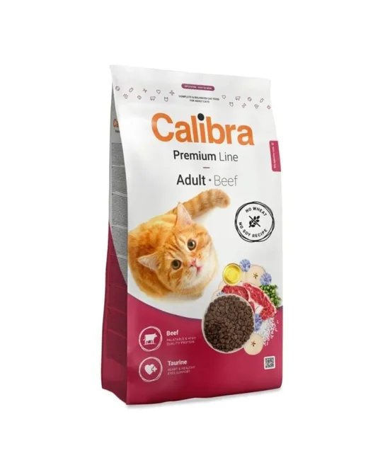 CALIBRA Cat Premium Adult Beef 10 kg