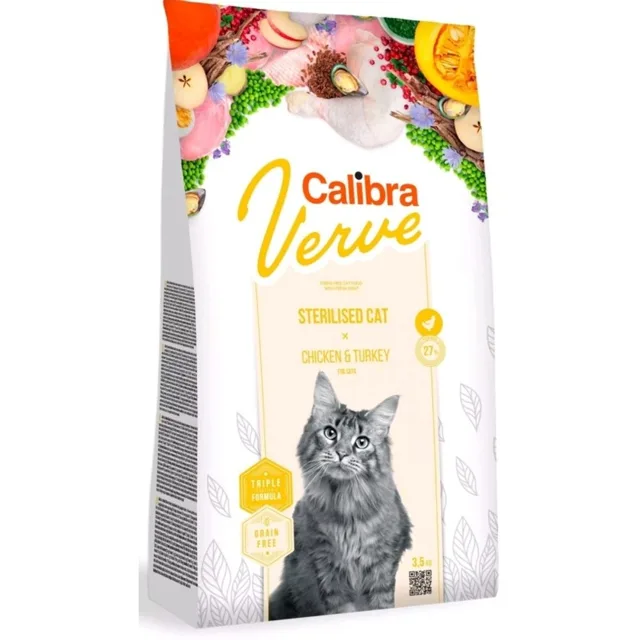 Calibra Cat Verve GF Sterilised Chicken & Turkey 3,5 kg | P57304