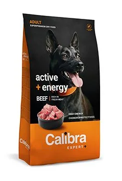 Calibra Dog Expert Adult Active & Energy Beef 2kg