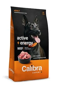 Calibra Dog Expert Adult Active & Energy Beef 750g