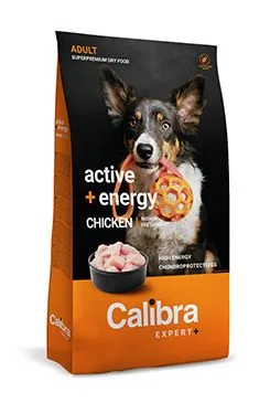 Calibra Dog Expert Adult Active & Energy Chicken 750g