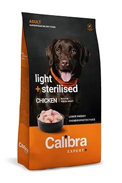 Calibra Dog Expert  Adult Light & Steril. Chicken 750g