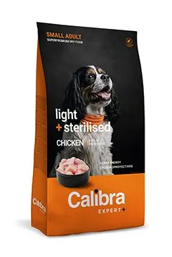 Calibra Dog Expert  Adult Small Light&steril Chick400g