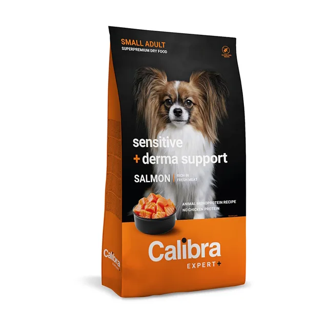 CALIBRA Dog expert+ adult small sensitive & derma supp. granule 400 g