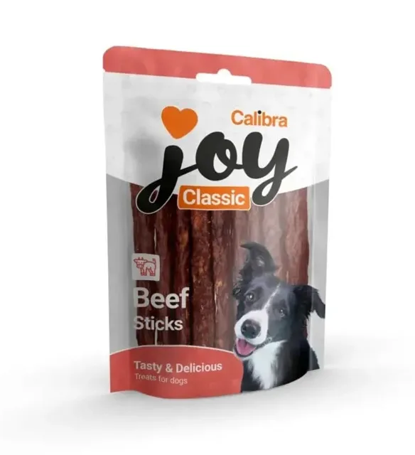 CALIBRA Dog Joy Classic Beef Sticks 250 g poloměkké hovězí tyčinky