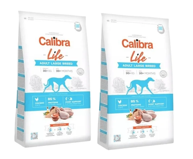 CALIBRA Dog Life Adult Large Breed Chicken 2 x 12 kg