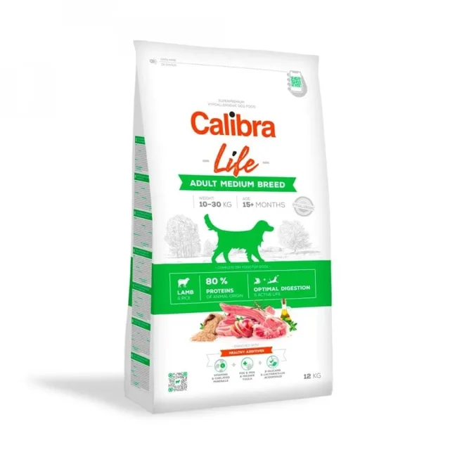 CALIBRA Dog Life Adult Medium Breed Lamb 2,5 kg s jehněčím masem pro psy středních plemen