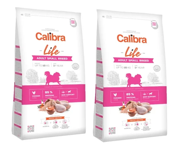 CALIBRA Dog Life Adult Small Breed Chicken 2 x 6 kg