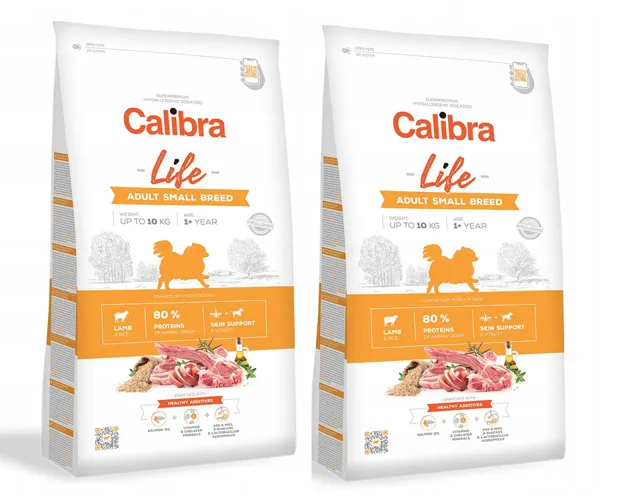 CALIBRA Dog Life Adult Small Breed Lamb 2 x 6 kg