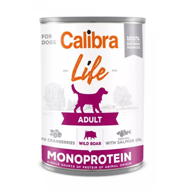CALIBRA Dog Life Adult Wild boar with Cranberries 400 g