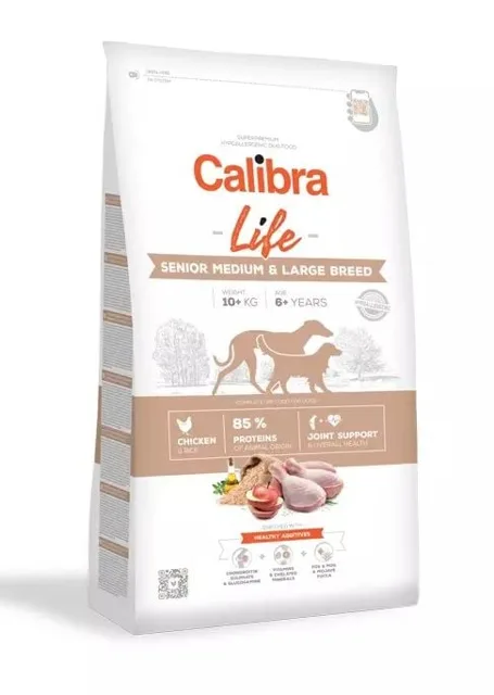 CALIBRA Dog Life Senior Medium&amp;Large Chicken 12 kg
