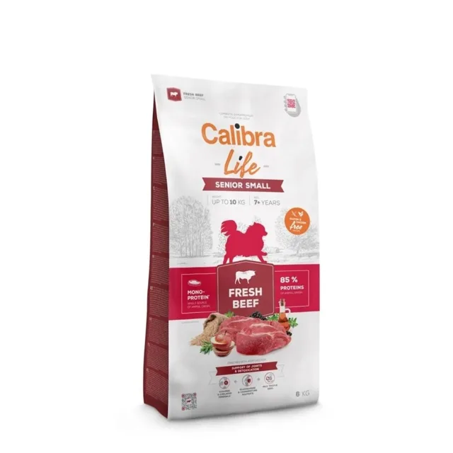 CALIBRA Dog Life Senior Small Fresh Beef 6 kg s hovězím masem pro starší psy malých plemen