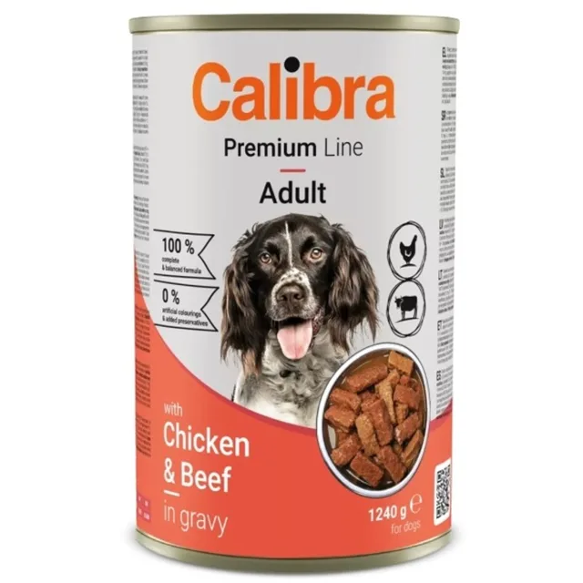 Calibra Dog Premium konzerva Chicken & Beef 1240 g | P56801