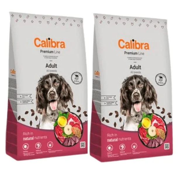 CALIBRA Dog Premium Line Adult Beef 2 x 12 kg